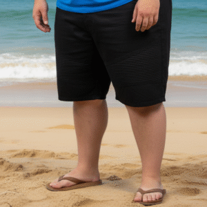 Bermuda Mezclilla Negra